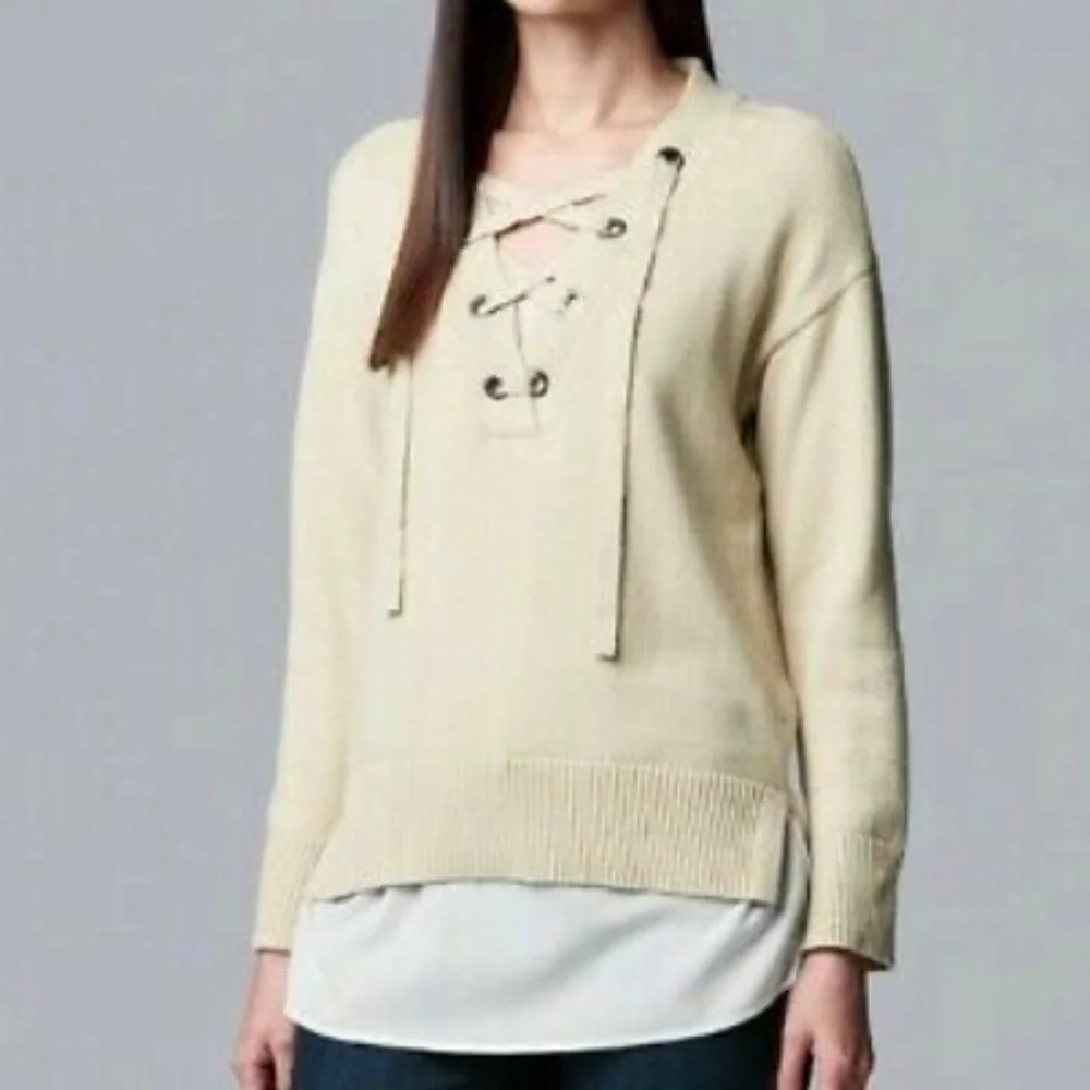 Vera Wang layered sweater. Medium